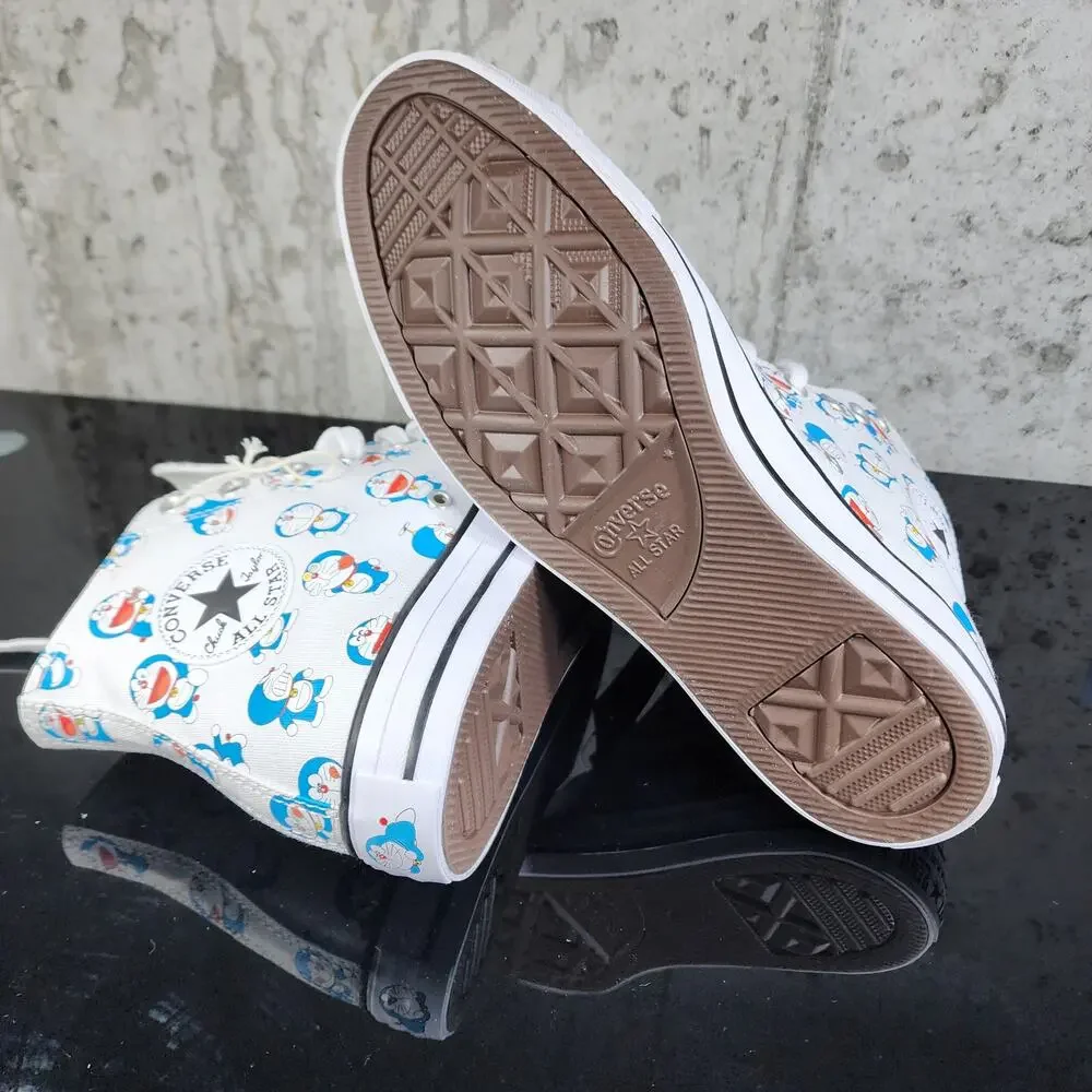 Converse x Doraemon Chuck Taylor All Star Hi Men's 8.5 White A15791C